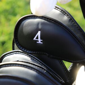 Headcovers till järnklubbor i konstläder- Set 12 st