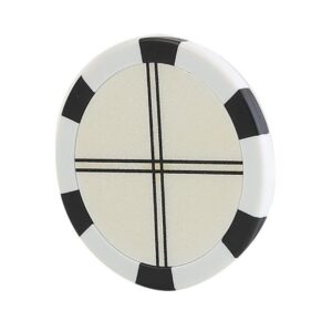 Markeringsknapp Poker - Vit