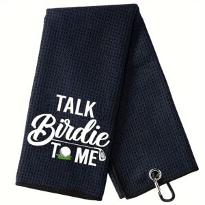 “Talk Birdie To Me” Golfhandduk - 40 X 60 cm