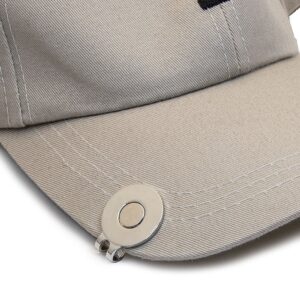 Hat clip för keps silverfärgad - Blank