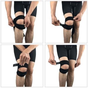 Knäskydd / Knäband dubbelt 2-pack