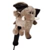 Djurheadcover / headcover med djurmotiv - Elefant (grå)