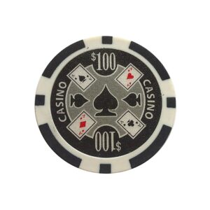 Markeringsknapp Poker 100$