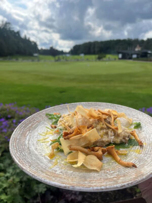 Delsjö Golfkrog har god och lyxig mat