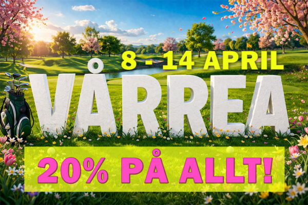 Vårrea på golftillbehör! Fynda golfprylar 20% på allt!