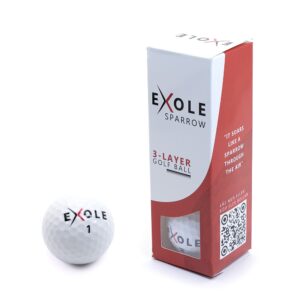 Golfbollar 3-pack - Exole Sparrow