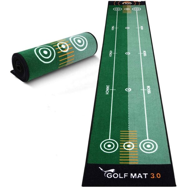 Golfmatta med träffindikator
