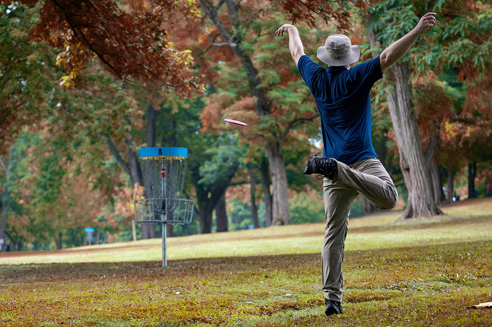Discgolf är likt golf
