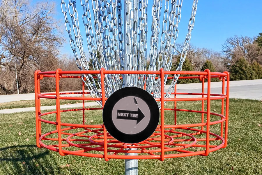 Discgolf korg / hål