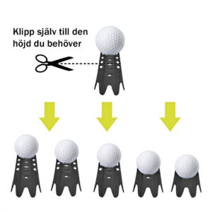 6-pack Peggar för golfsimulatorn