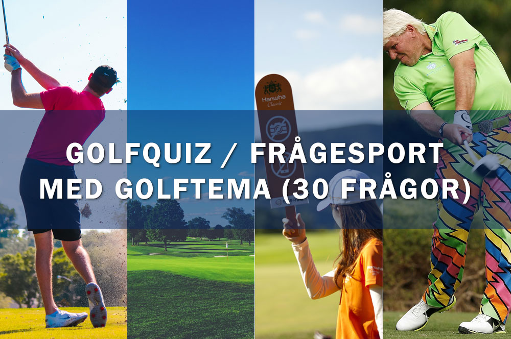 golfquiz, frågesport om golf