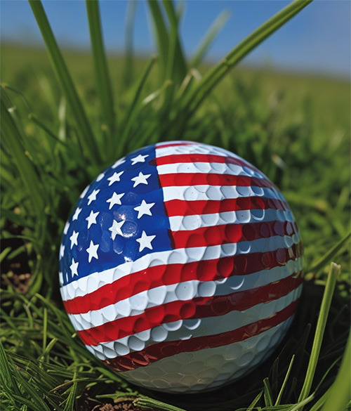 En stor del av världens golfbanor finns i USA