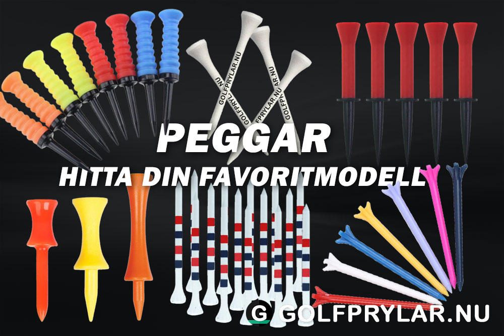 Utrustning - Peggar. Välj rätt modell bland träpeggar, plastpeggar, castlepeggar etc