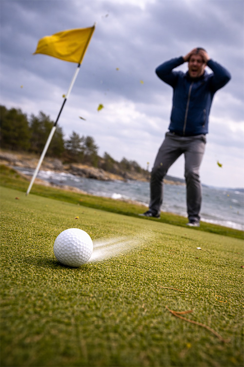Boll som rör sig pga vind